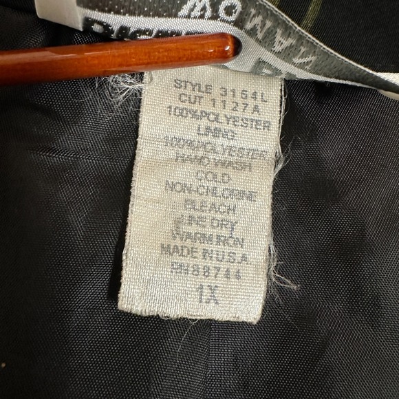 Vintage Dress Barn Woman Blazer Size 1X Made in USA Floral Patchwork 80s 90s - Picture 10 of 10